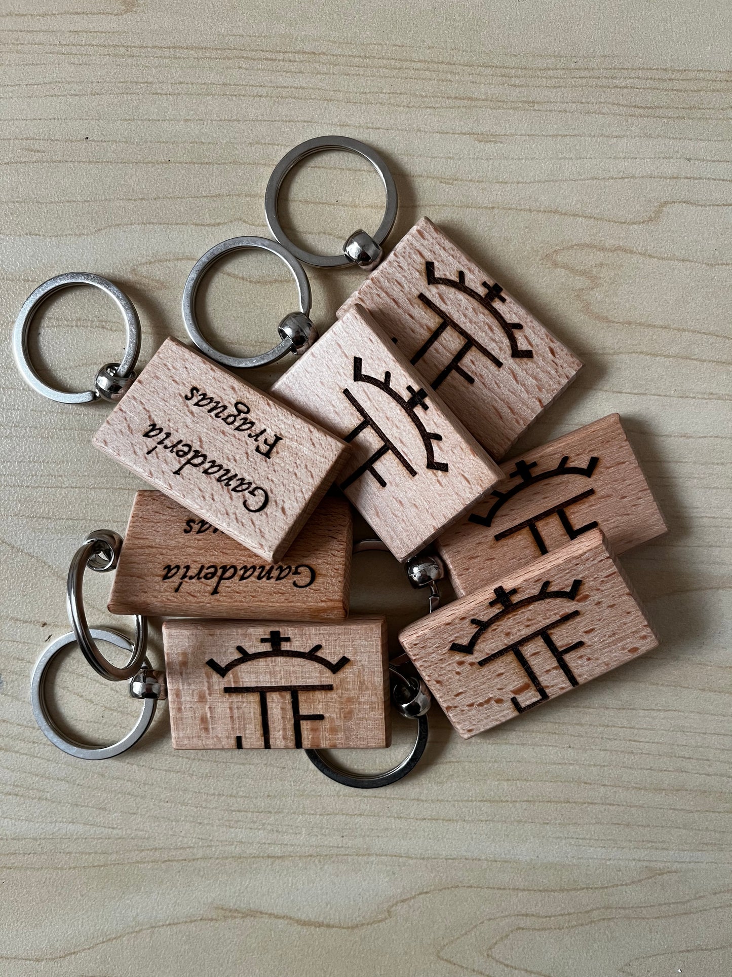 Llavero madera personalizado