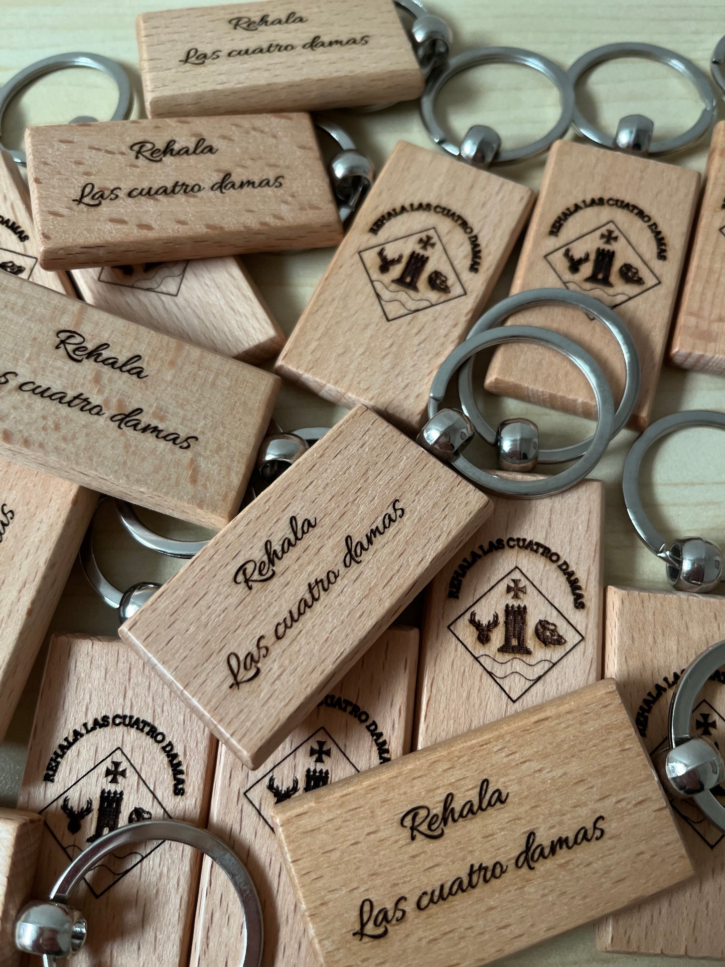 Llavero madera personalizado